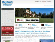 Tablet Screenshot of knoxvilleradonremediation.com